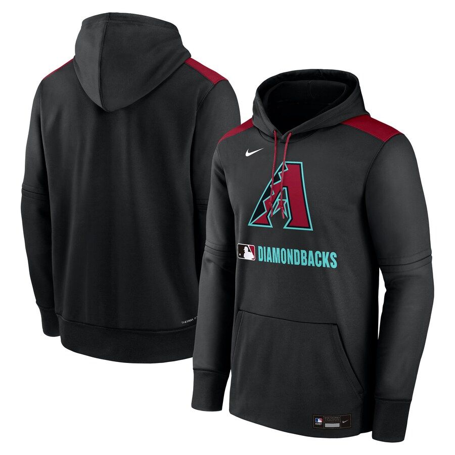 Men 2025 MLB Arizona Diamondback Black Nike hoodie style 1->arizona diamondback->MLB Jersey